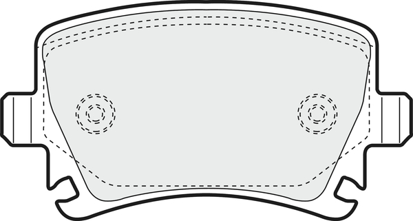 Picture of APEC - PD3077 - Brake Pad Set, disc brake (Braking System)