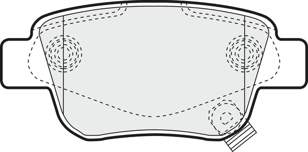 Picture of APEC - PD3080 - Brake Pad Set, disc brake (Braking System)