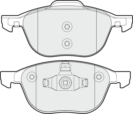 Picture of APEC - PD3082 - Brake Pad Set, disc brake (Braking System)