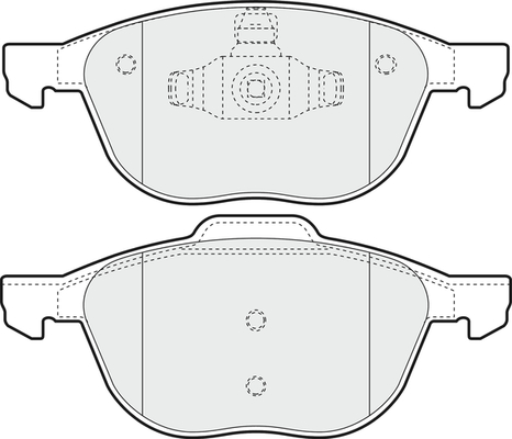 Picture of APEC - PD3082 - Brake Pad Set, disc brake (Braking System)