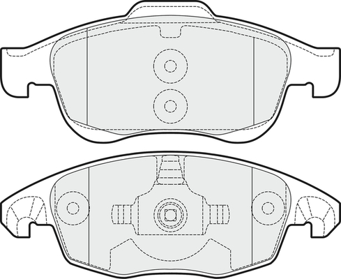 Picture of APEC - PD3092 - Brake Pad Set, disc brake (Braking System)