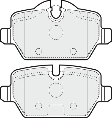 Picture of APEC - PD3150 - Brake Pad Set, disc brake (Braking System)