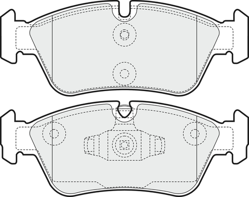 Picture of APEC - PD3161 - Brake Pad Set, disc brake (Braking System)