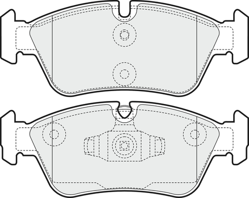 Picture of APEC - PD3161 - Brake Pad Set, disc brake (Braking System)