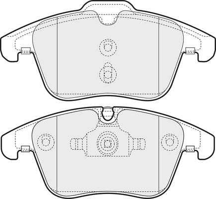 Picture of APEC - PD3233 - Brake Pad Set, disc brake (Braking System)