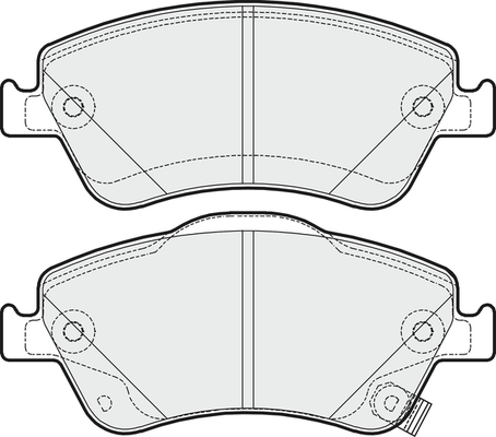 Picture of APEC - PD3239 - Brake Pad Set, disc brake (Braking System)