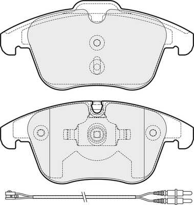 Picture of APEC - PD3249 - Brake Pad Set, disc brake (Braking System)