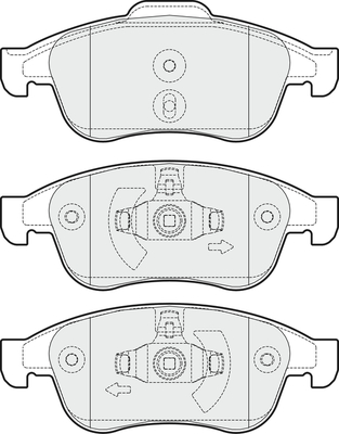 Picture of APEC - PD3250 - Brake Pad Set, disc brake (Braking System)