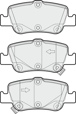 Picture of APEC - PD3251 - Brake Pad Set, disc brake (Braking System)