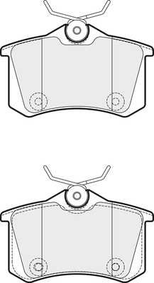 Picture of APEC - PD3276 - Brake Pad Set, disc brake (Braking System)