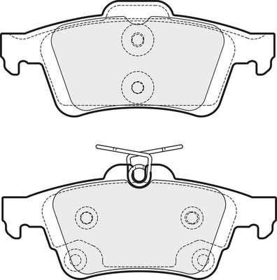 Picture of APEC - PD3314 - Brake Pad Set, disc brake (Braking System)