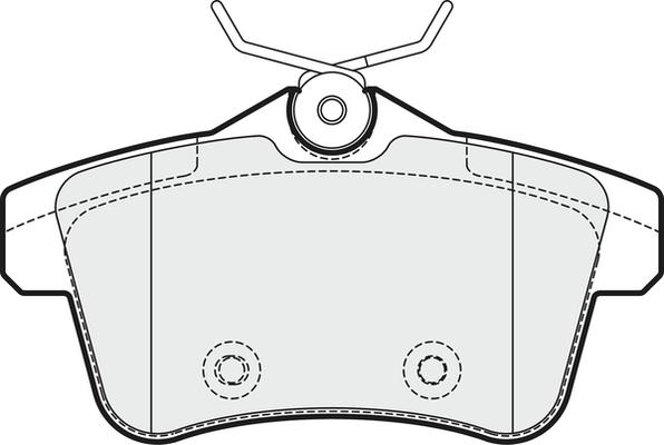 Picture of APEC - PD3344 - Brake Pad Set, disc brake (Braking System)