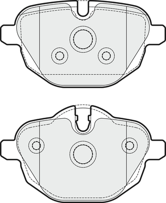 Picture of APEC - PD3346 - Brake Pad Set, disc brake (Braking System)