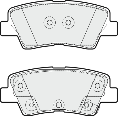 Picture of APEC - PD3374 - Brake Pad Set, disc brake (Braking System)