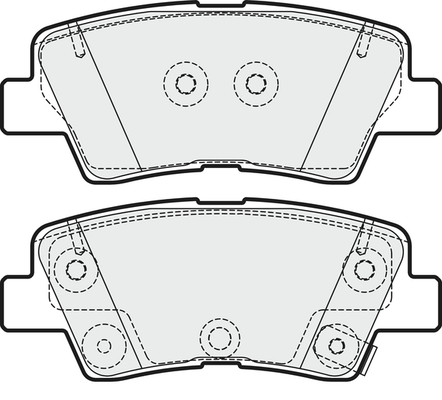 Picture of APEC - PD3374 - Brake Pad Set, disc brake (Braking System)