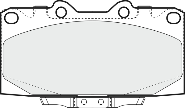 Picture of APEC - PD3486 - Brake Pad Set, disc brake (Braking System)