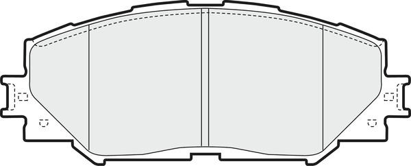 Picture of APEC - PD3644 - Brake Pad Set, disc brake (Braking System)