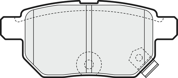 Picture of APEC - PD3665 - Brake Pad Set, disc brake (Braking System)