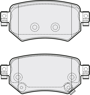 Picture of APEC - PD3782 - Brake Pad Set, disc brake (Braking System)