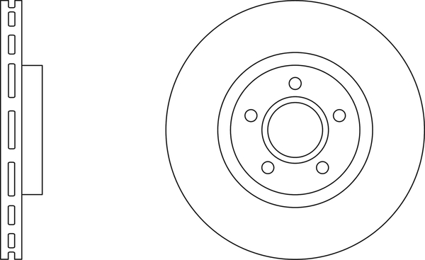 Picture of APEC - SDK6012 - Brake Disc (Braking System)