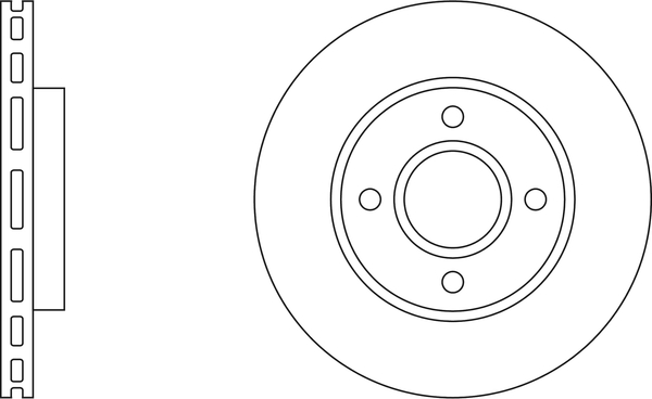 Picture of APEC - SDK6027 - Brake Disc (Braking System)