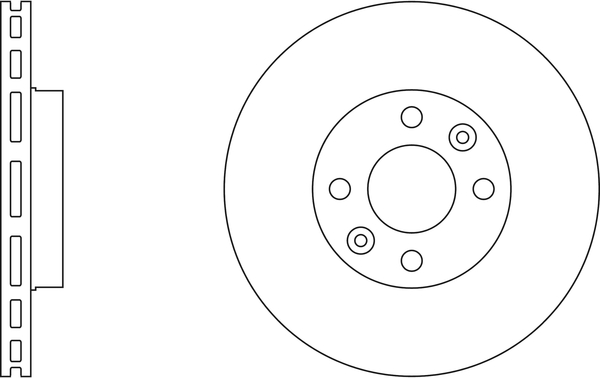 Picture of APEC - SDK6062 - Brake Disc (Braking System)