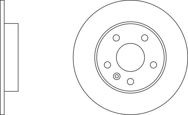 Picture of APEC - SDK6077 - Brake Disc (Braking System)