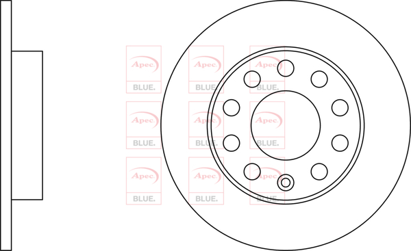 Picture of APEC - SDK6084 - Brake Disc (Braking System)