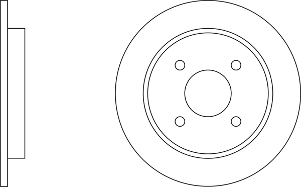 Picture of APEC - SDK6086 - Brake Disc (Braking System)