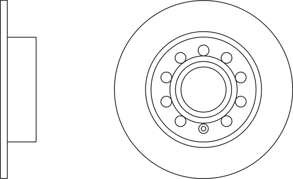 Picture of APEC - SDK6087 - Brake Disc (Braking System)