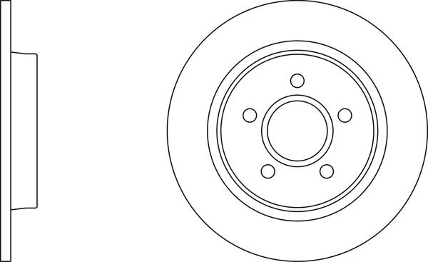 Picture of APEC - SDK6114 - Brake Disc (Braking System)