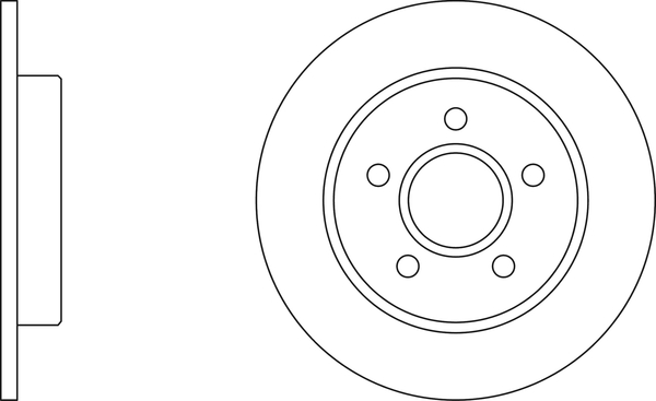 Picture of APEC - SDK6119 - Brake Disc (Braking System)