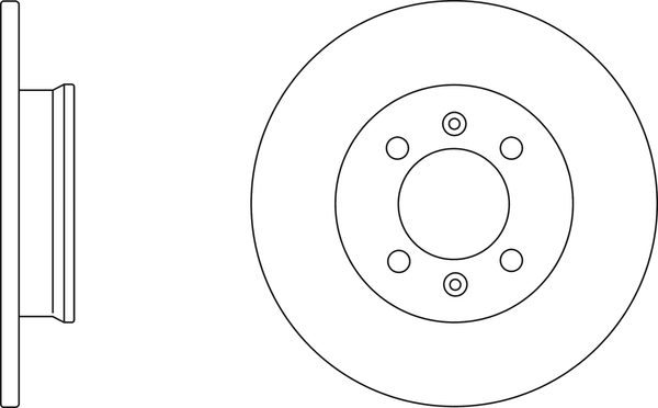 Picture of APEC - SDK6142 - Brake Disc (Braking System)