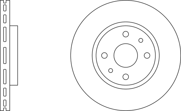 Picture of APEC - SDK6147 - Brake Disc (Braking System)