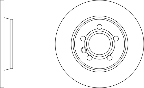 Picture of APEC - SDK6162 - Brake Disc (Braking System)