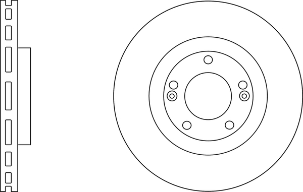 Picture of APEC - SDK6295 - Brake Disc (Braking System)