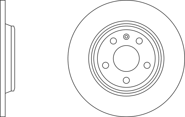 Picture of APEC - SDK6298 - Brake Disc (Braking System)