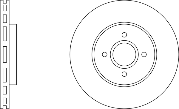 Picture of APEC - SDK6359 - Brake Disc (Braking System)