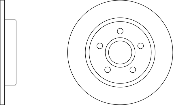 Picture of APEC - SDK6705 - Brake Disc (Braking System)