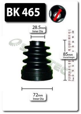 Picture of SHAFTEC - BK465 - Bellow Set, drive shaft (Final Drive)