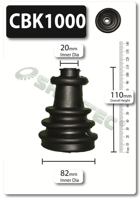 Picture of SHAFTEC - CBK1000 - Bellow Set, drive shaft (Final Drive)