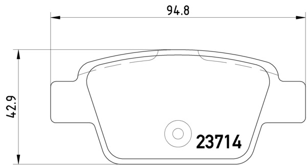 Slika HELLA PAGID - 8DB 355 018-851 - Komplet pločica, disk-kočnica (Kočioni uređaj)