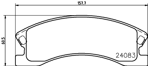Slika HELLA PAGID - 8DB 355 011-541 - Komplet pločica, disk-kočnica (Kočioni uređaj)