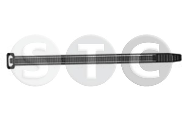 ŠELNA PVC 3,6X150MM CRNA T445002