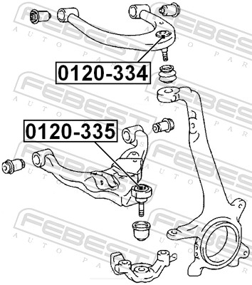 Picture of FEBEST - 0120-335 - Ball Joint (Wheel Suspension)