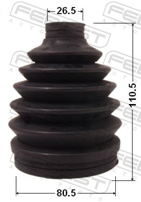 Picture of FEBEST - 0217P-J1016 - Bellow Set, drive shaft (Final Drive)