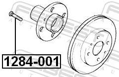 Picture of FEBEST - 1284-001 - Wheel Stud (Wheels)