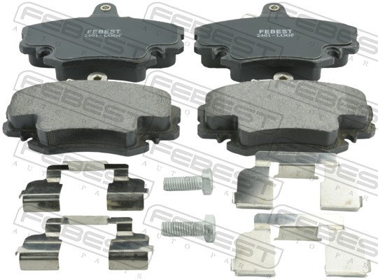 PREDNJE KOČIONE PLOČICE - FEBEST - 2401-LOGF