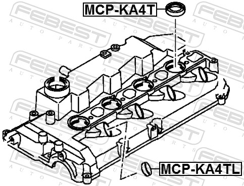 Picture of Seal Ring -  injector - FEBEST - MCP-KA4T