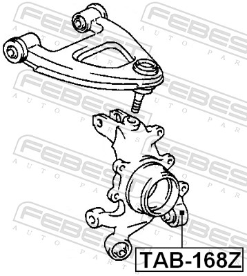 Picture of FEBEST - TAB-168Z - Bush, control arm mounting (Wheel Suspension)
